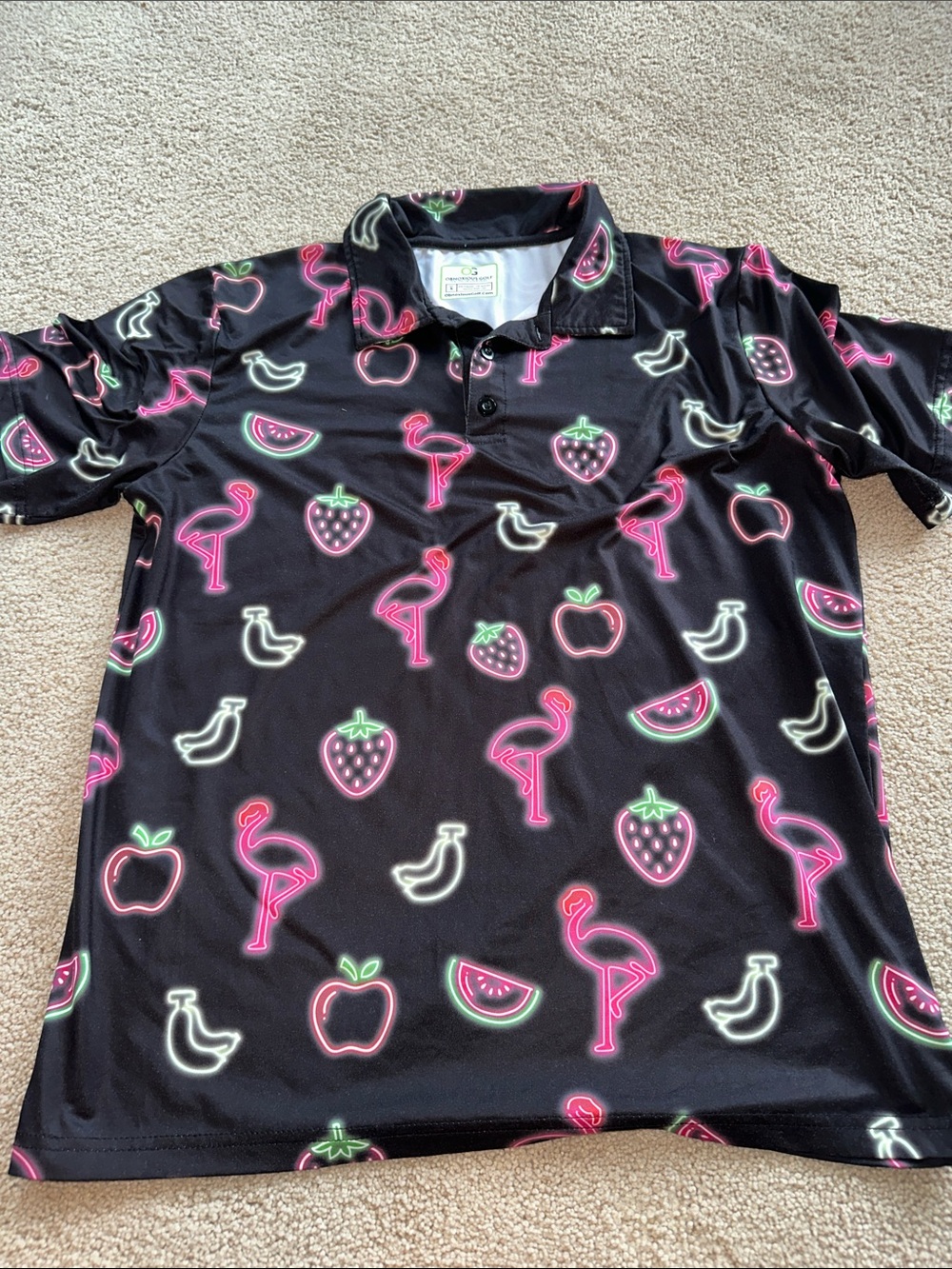 Obnoxious golf polo shirt
